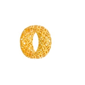 Sortija plata chapada calada